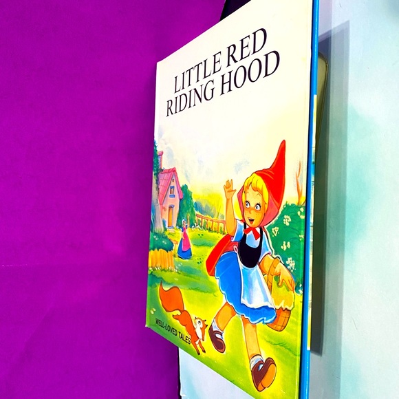 LITTLE RED RIDING HOOD VINTAGE LG COLLECTIBLE HARDCOVER BOOK BRIDLINGTON ENGLAND - Picture 14 of 16